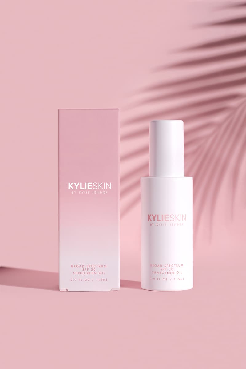 kylie skin broad specturm spf 30 sunscreen oil jenner