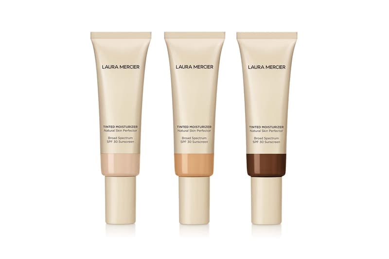 laura mercier new tinted moisturizer skin perfector broad spectrum spf 30 sunscreen makeup beauty 20 shades skintone skincare