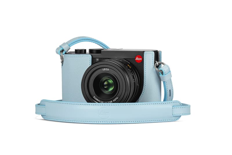 leica camera q2 d-lux travel tote bag wicker basket protector leather blue pink