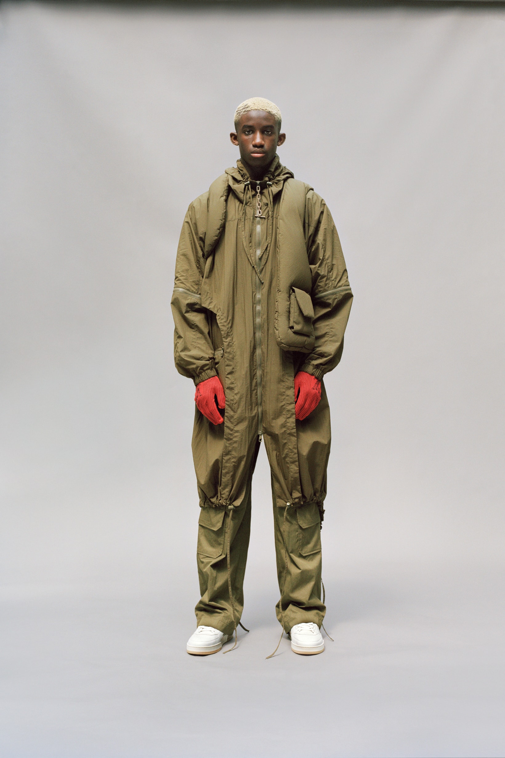 Louis Vuitton Men's Pre-Spring 2020 Lookbook Jacket Pants Green