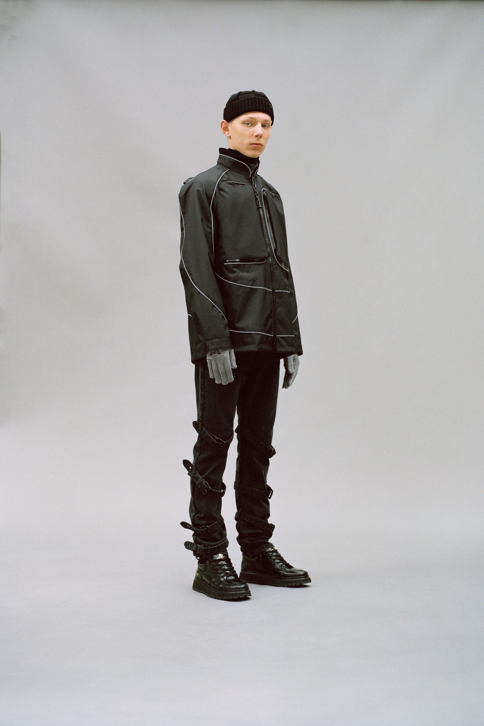 Louis Vuitton Men's Pre-Spring 2020 Lookbook Jacket Pants Grey