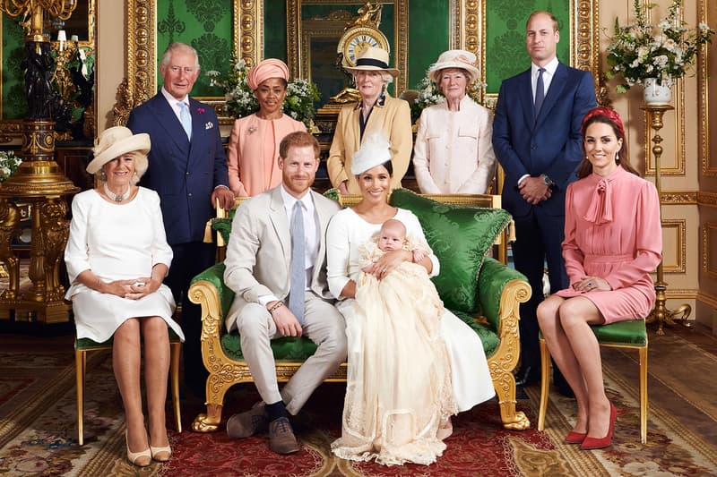 dior meghan markle prince harry son archie christening fashion royal family kate middleton doria ragland windsor castle royalty england