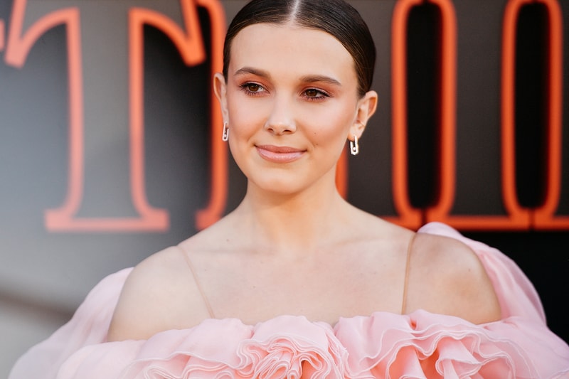 Millie Bobby Brown Stranger Things Season 3 Premiere Pink Dress Eleven