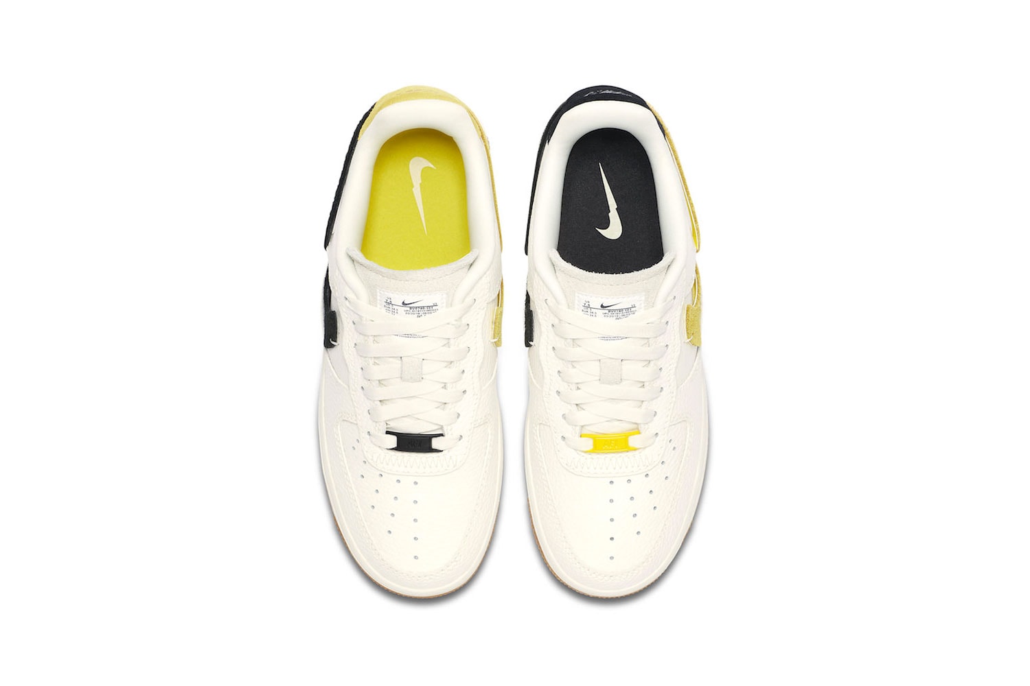 nike air force 1 af1 vandalized sail chrome yellow black release date