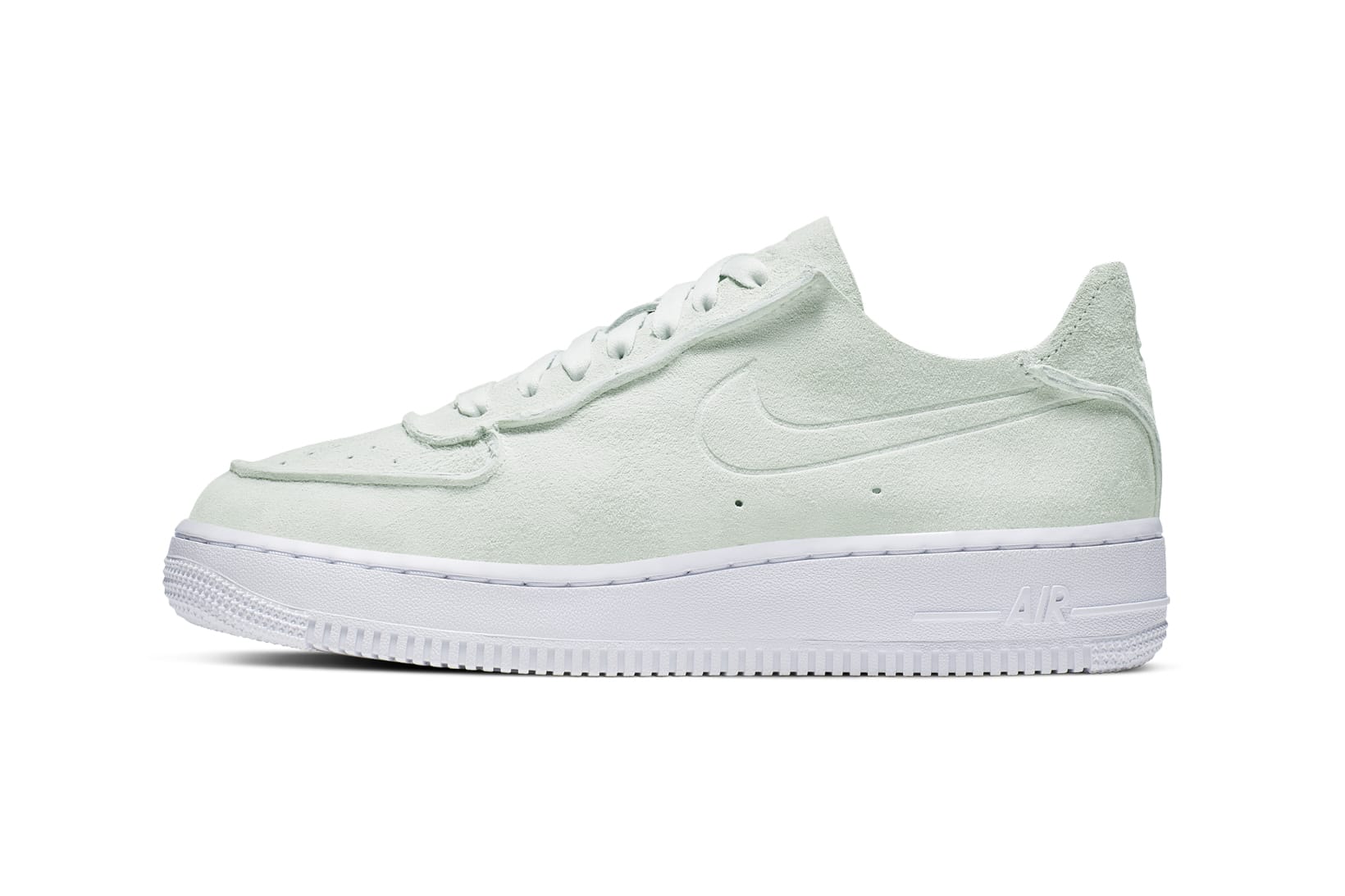 green suede air force ones