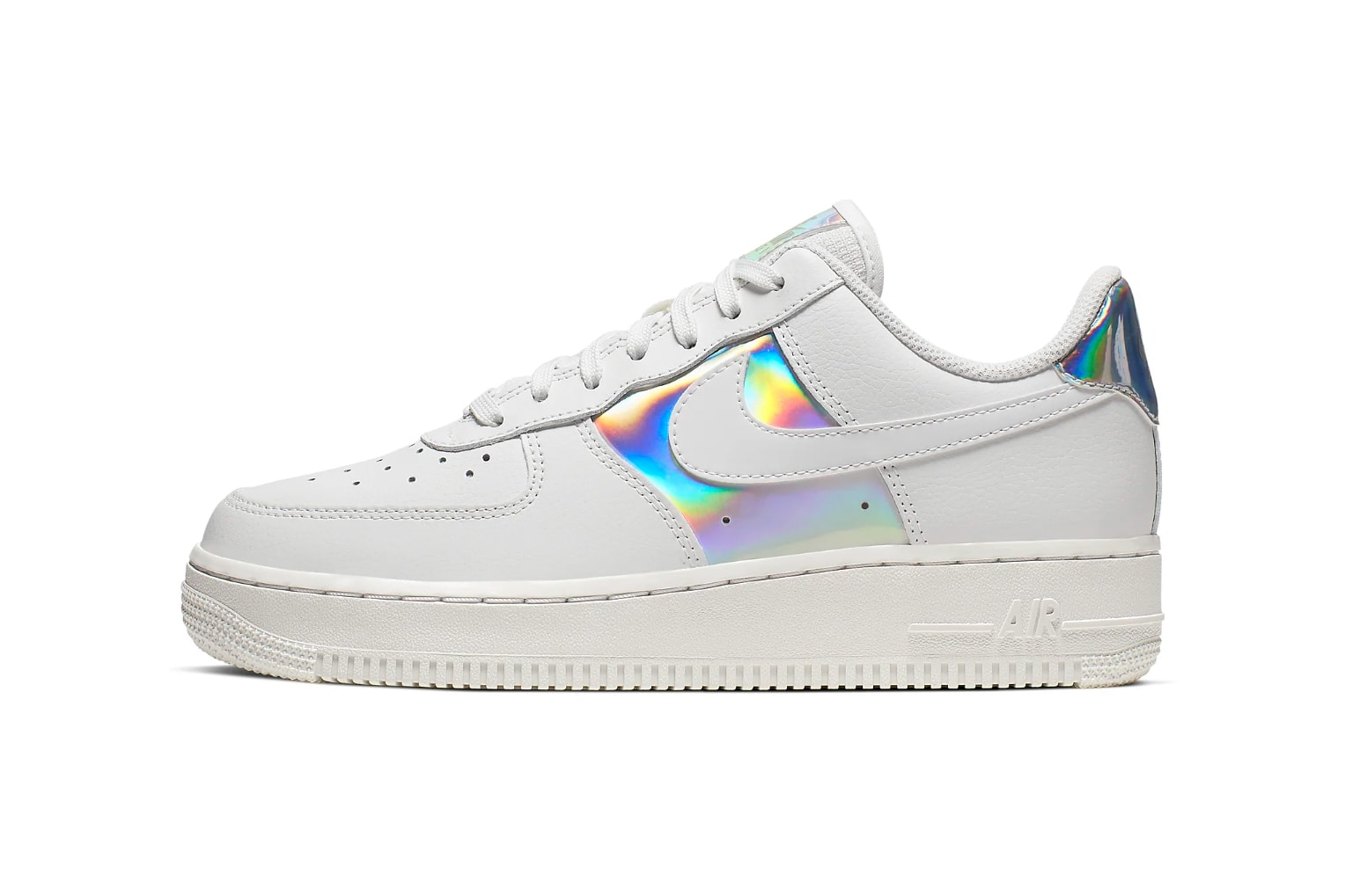 Nike's Air Force 1 '07 LV8, Black & Iridescent Silver