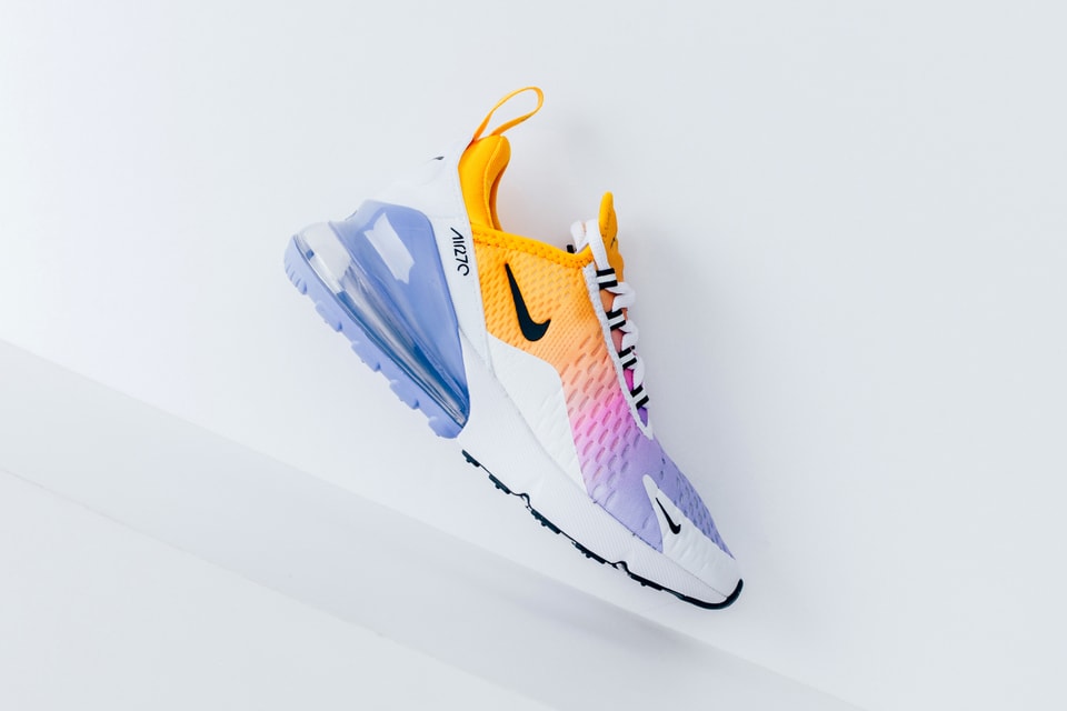 Nike Tie-Dye Sunset Colored Air Max 270 Sneaker