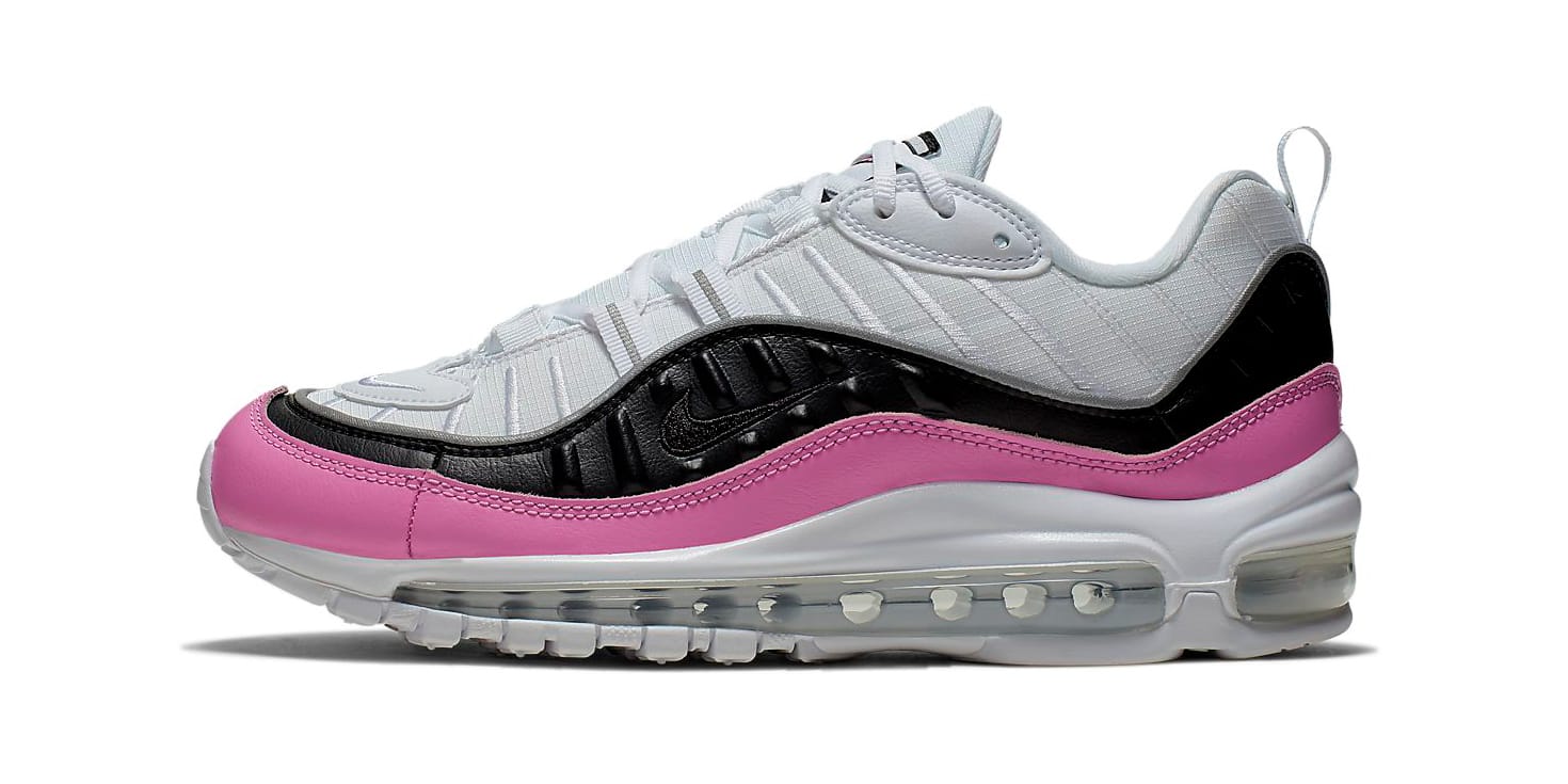 pink and white air max 98