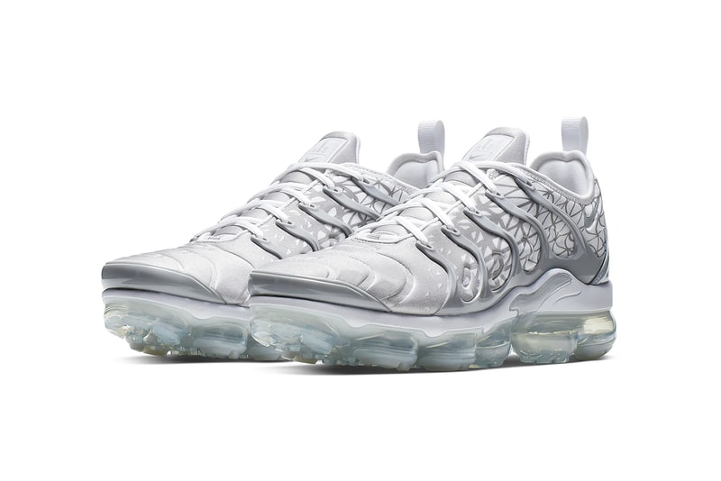 nike air vapormax plus metallic silver active fuchsia sneakers footwear sneakerhead