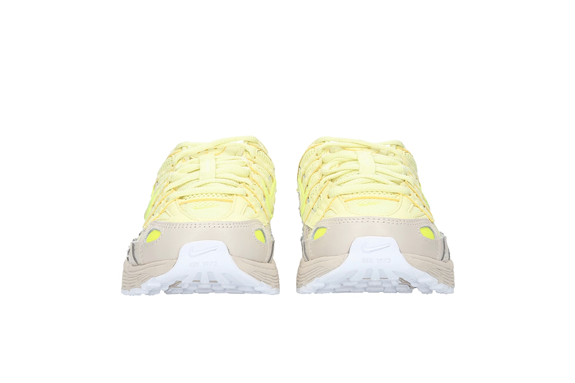 Nike P-6000 Sneaker Neon Luminous Green Yellow Grey Retro Trainer Shoe Footwear Dad Shoe Chunky Sporty