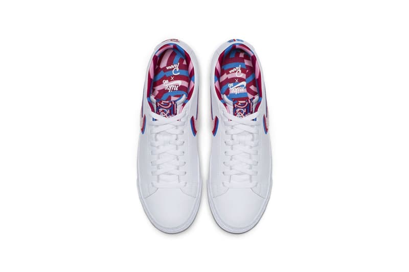 Parra Nike SB Blazer Low Dunk Low White