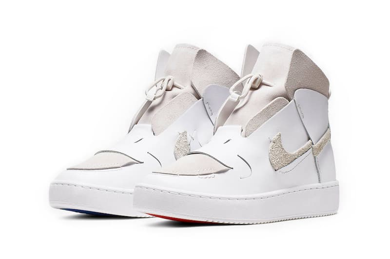 Nike Vandalized LX White Platinum Tint Game Royal Deconstructed Leather Suede Sneaker
