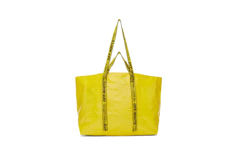 Off-White Arrow Totes Yellow Black