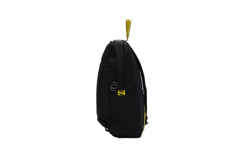 Off White Easy Logo Backpacks Black