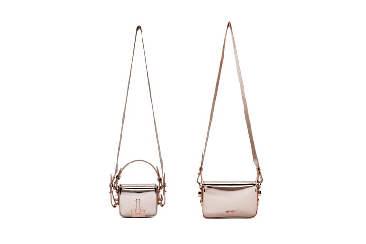 Off-White™ Drops "Mirror" Bags in Everyone's Favorite Summer Shade, Rose Gold