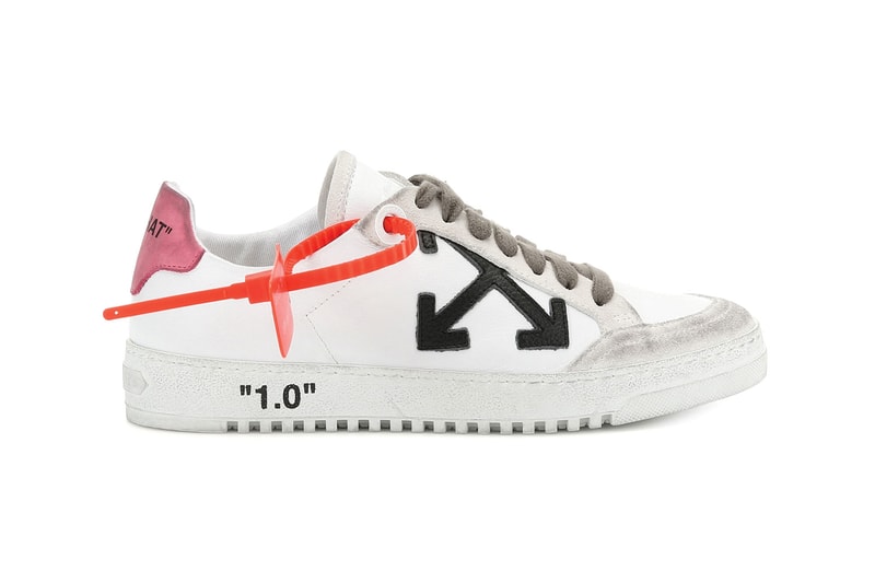 off-white arrow 2.0 womens sneakers virgil abloh zip tie pink neon yellow glitter 