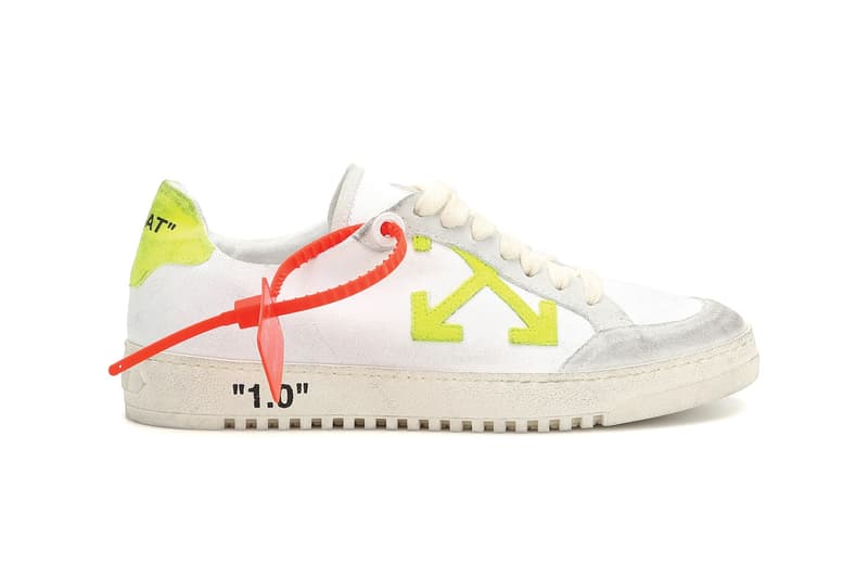 off-white arrow 2.0 womens sneakers virgil abloh zip tie pink neon yellow glitter 