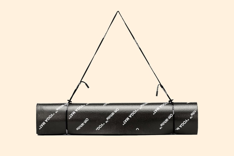 Elevate Your Workout Look With Off-White™'s Logo Yoga Mat