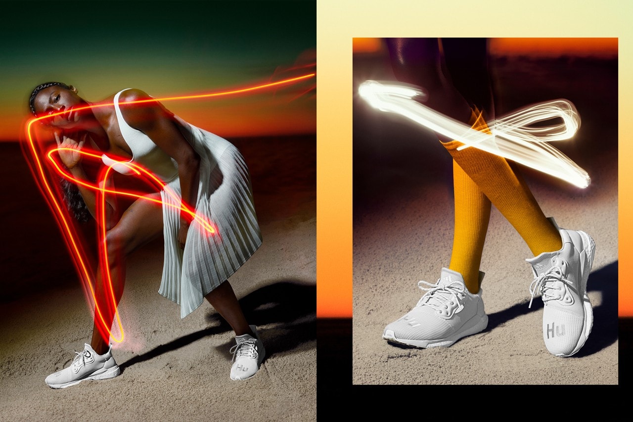 Pharrell Williams x adidas SolarHu Greyscale Pack Lookbook White