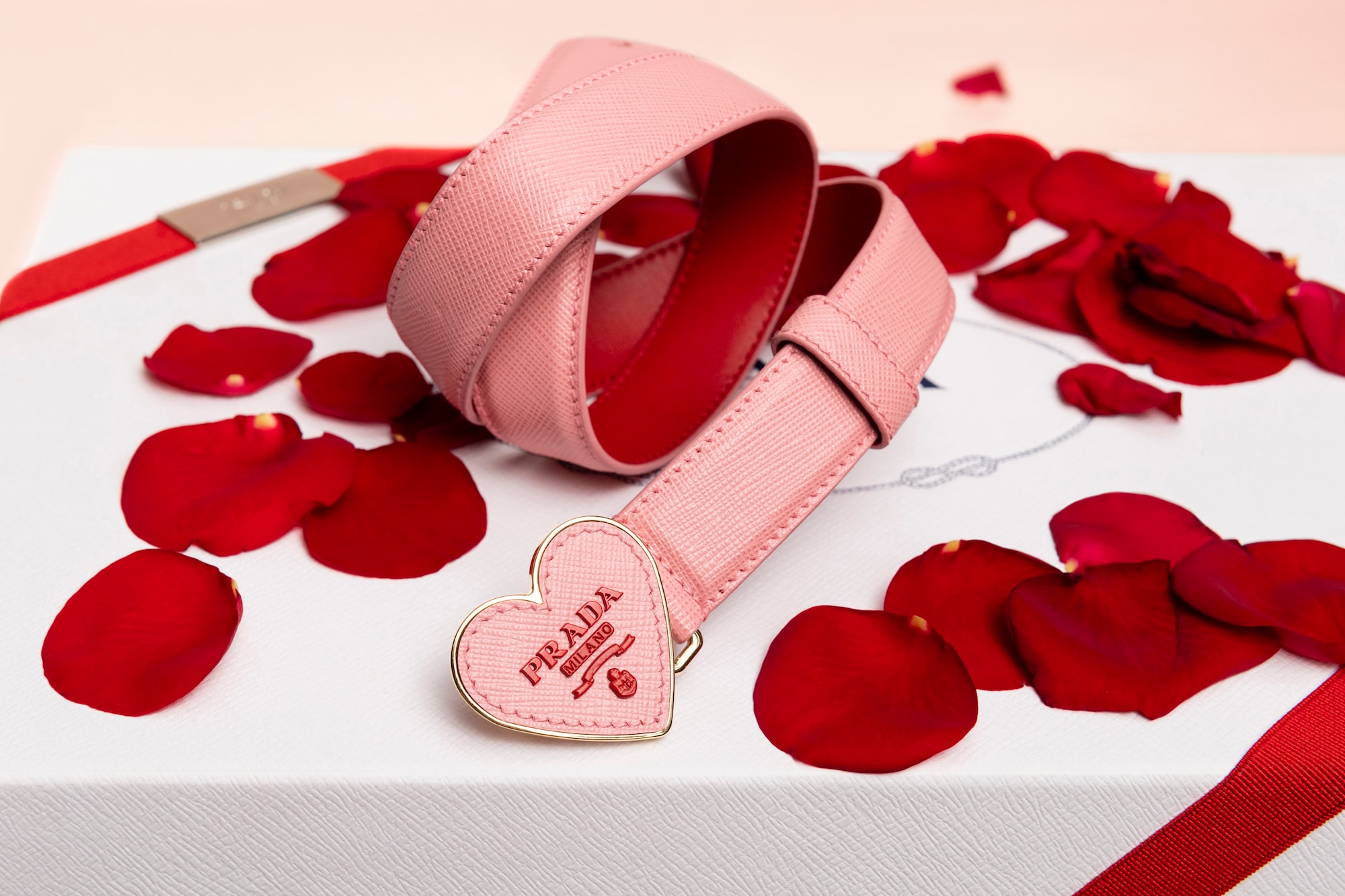 Prada Love Heart Bag and Accessories Collection Pink Red Qixi Festival Celebration Capsule 