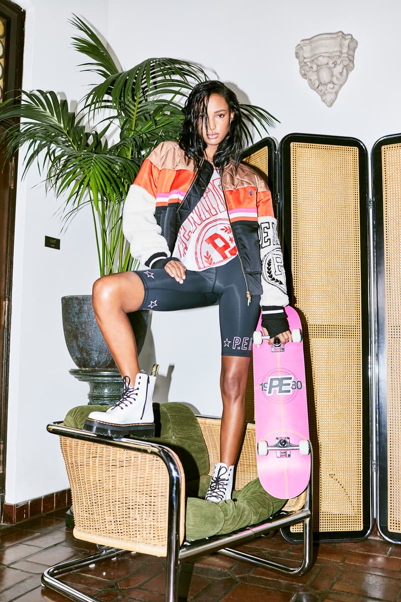 Jasmine Tookes P.E Nation Campaign Sweater Jeans