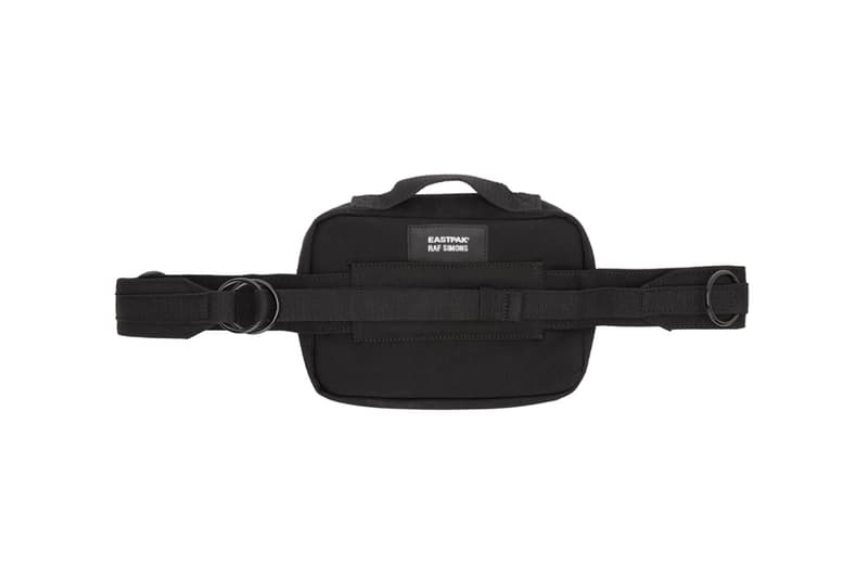 raf simons eastpak waistbag fanny pack bum bag black