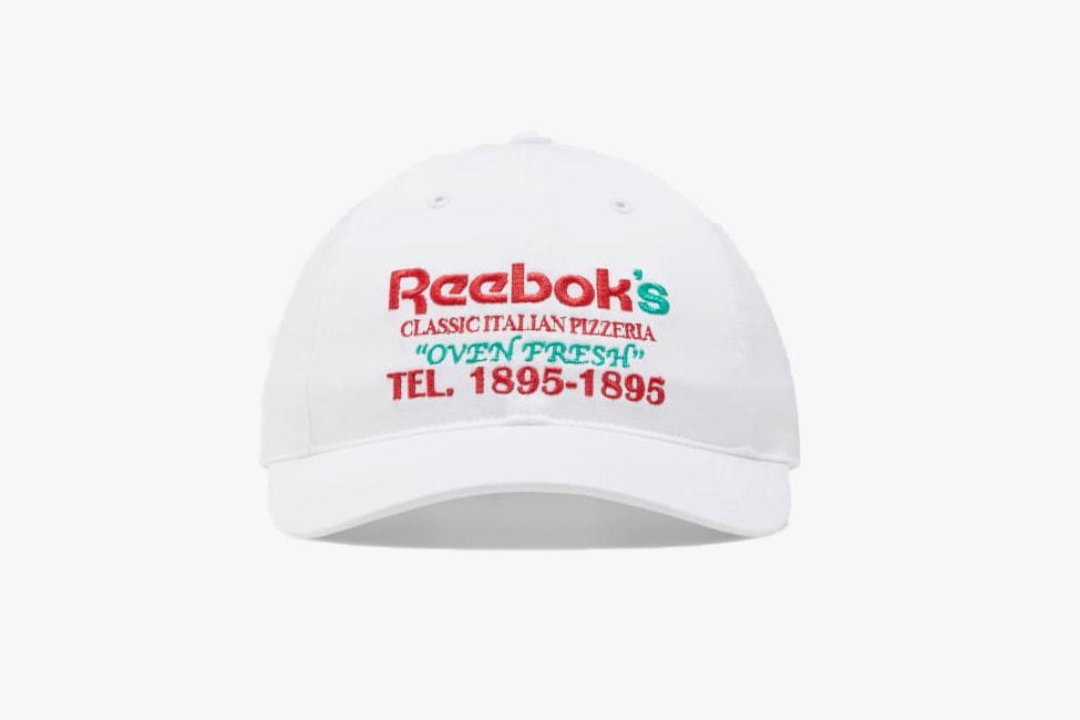reebok classics food pack t-shirt tote cap socks pack pizza doner kebab chinese takeout delivery fast food uniform retro graphic