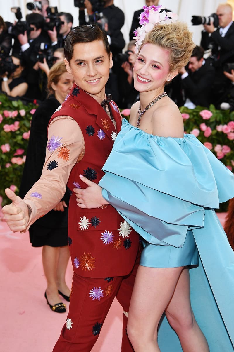 cole sprouse lili reinhart met gala celebrity couple news split break up riverdale cw bughead betty cooper jughead jones tv