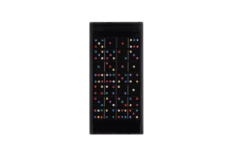 Saint Laurent Rive Droite Crystal Dice Black