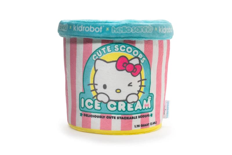 sanrio kidrobot plush toy ice cream hello kitty Badtz-Maru Keroppi Pompompurin