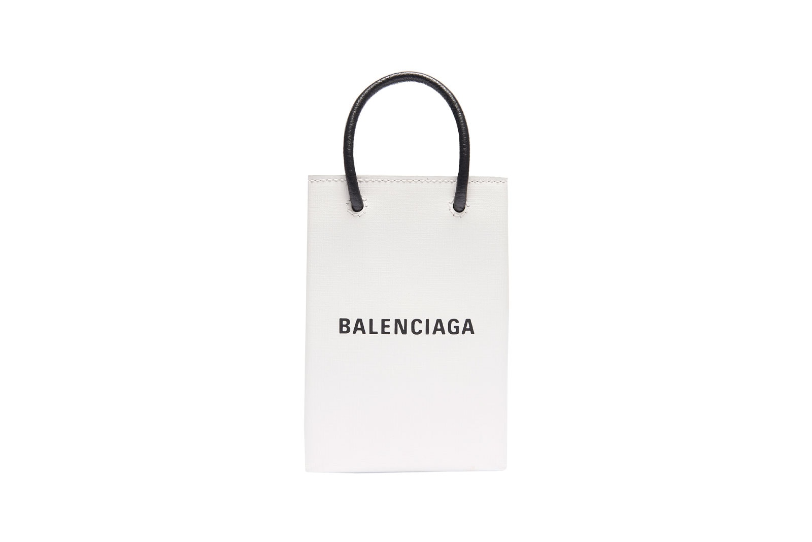 Balenciaga Phone Holder Bag Black White Gray