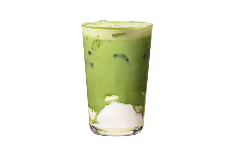 Starbucks Iced Pure Matcha Latte Green White