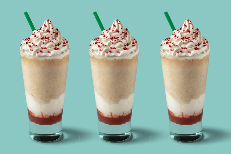 Starbucks Strawberry Donut Frappuccino Release Hypebae - 