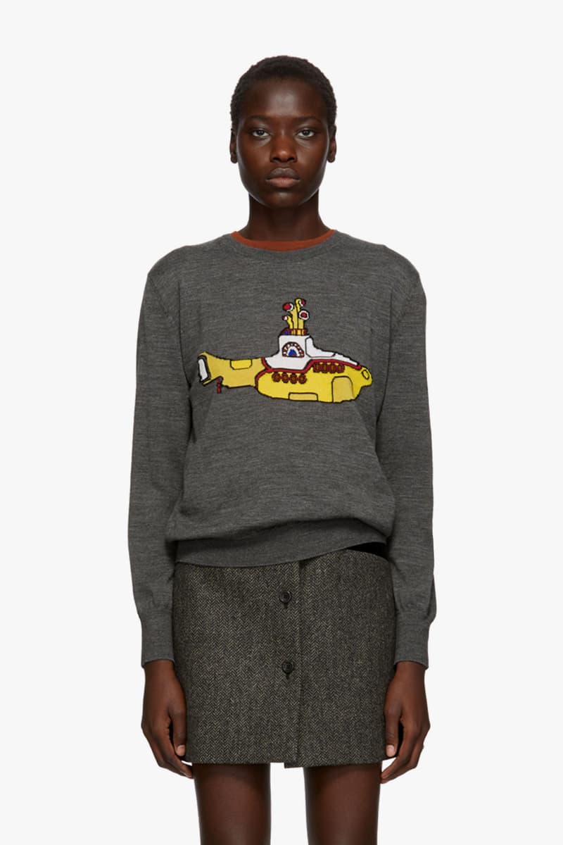 stella mccartney beatles all together now paul john lennon faux fur coat knit sweater t-shirt bag sneakers