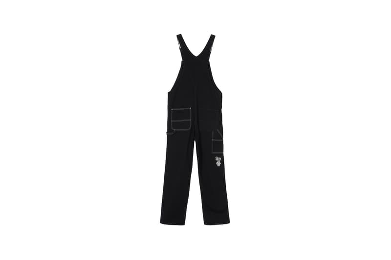 Stussy x Carharrt WIP x Dover Street Market Collaboration Bib Overall Black