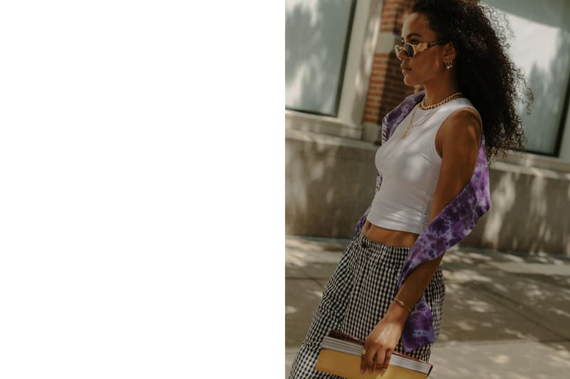 The Concept NY Summer Editorial Shirt White Long Sleeved Tee Purple