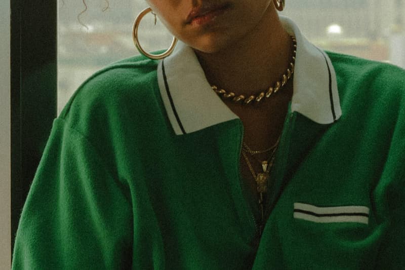 The Concept NY Summer Editorial Shirt Green Pants Grey