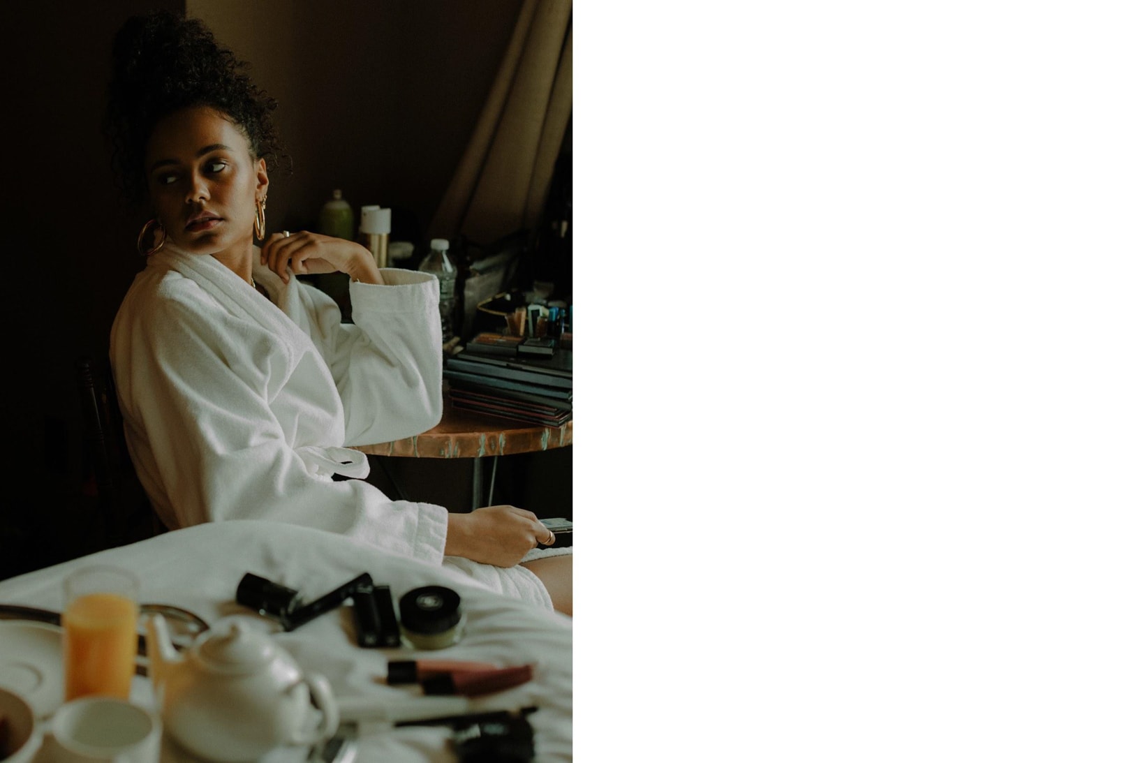 The Concept NY Summer Editorial Robe White