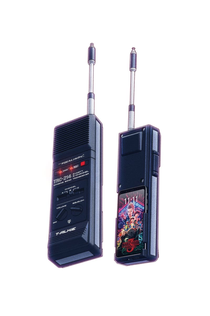 t-mobile netflix stranger things walkie talkie phone case iphone
