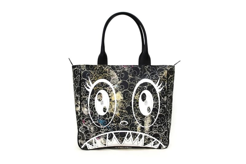 takashi murakami signed canvas tote bag perrotin