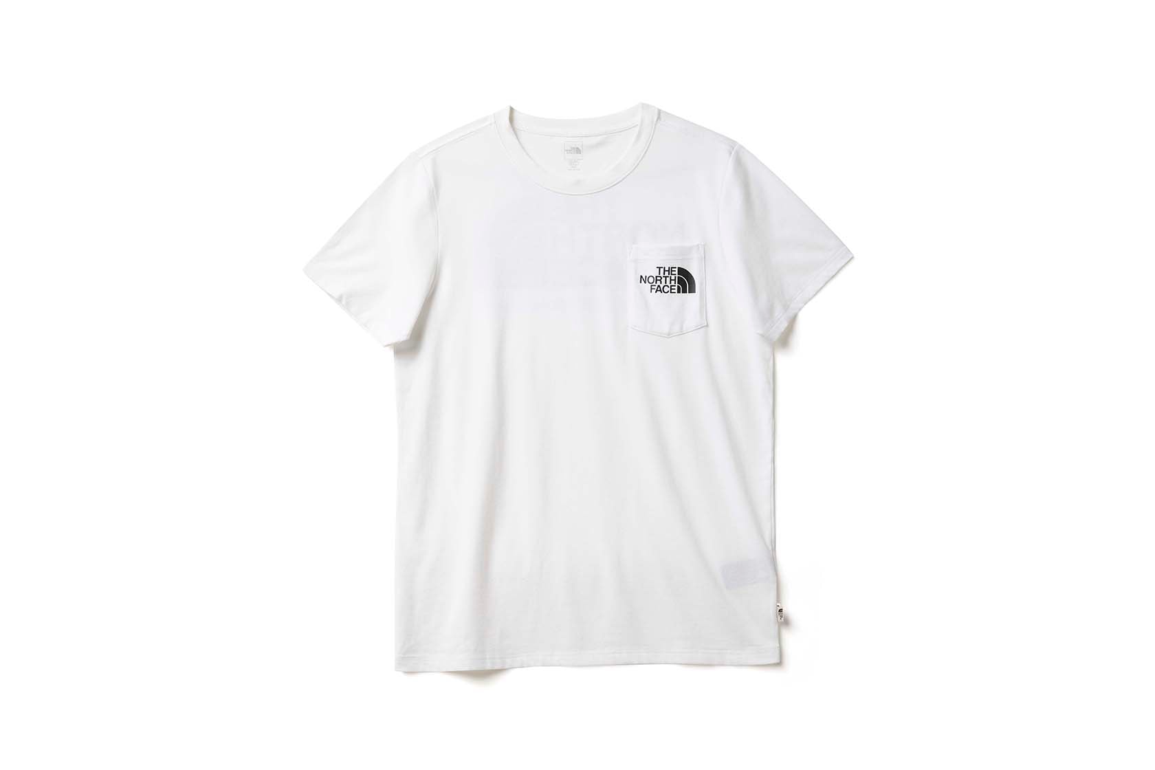 the north face back to school heritage white t-shirt