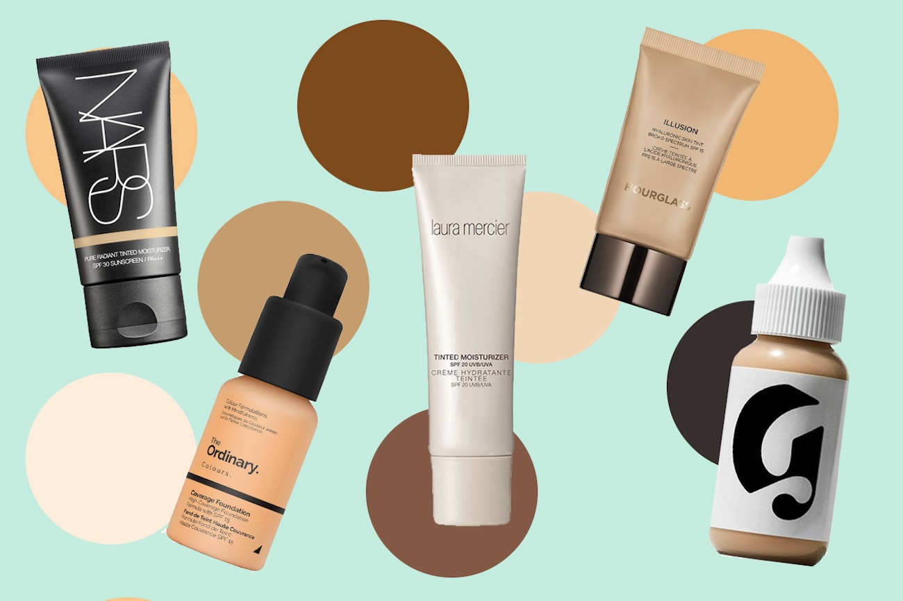 Best Tinted Moisturizers To Try This Summer Glossier Laura Mercier The Ordinary Hourglass NARS