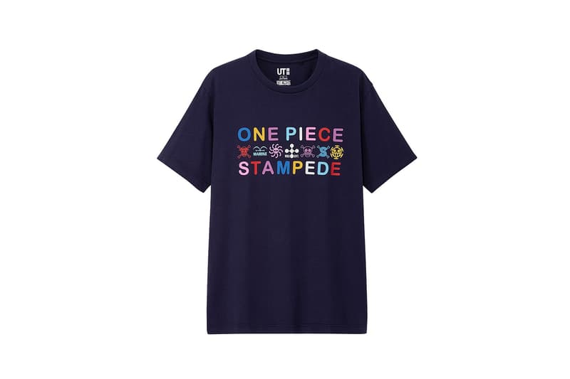 one piece uniqlo t-shirts black luffy chopper collaboration