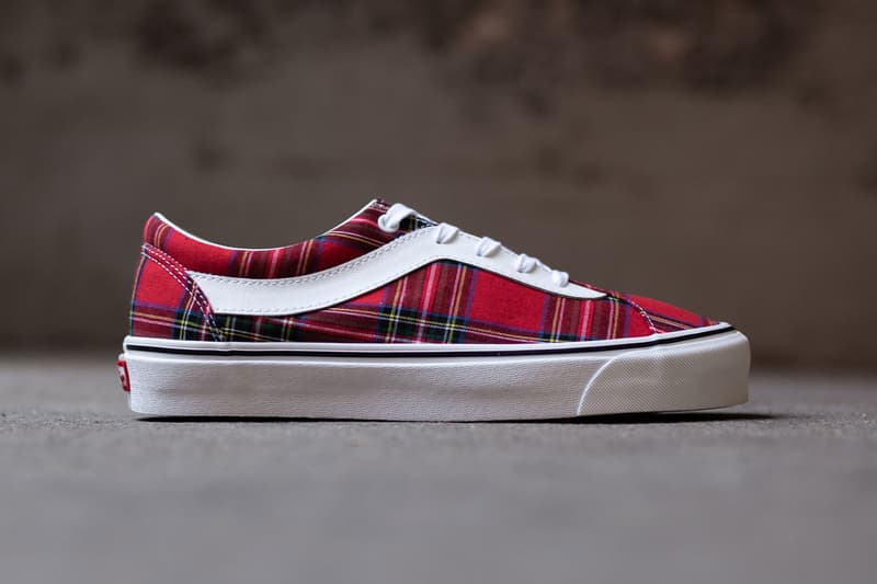 Vans Bold Ni Tartan Pack Red Green Sneakers 