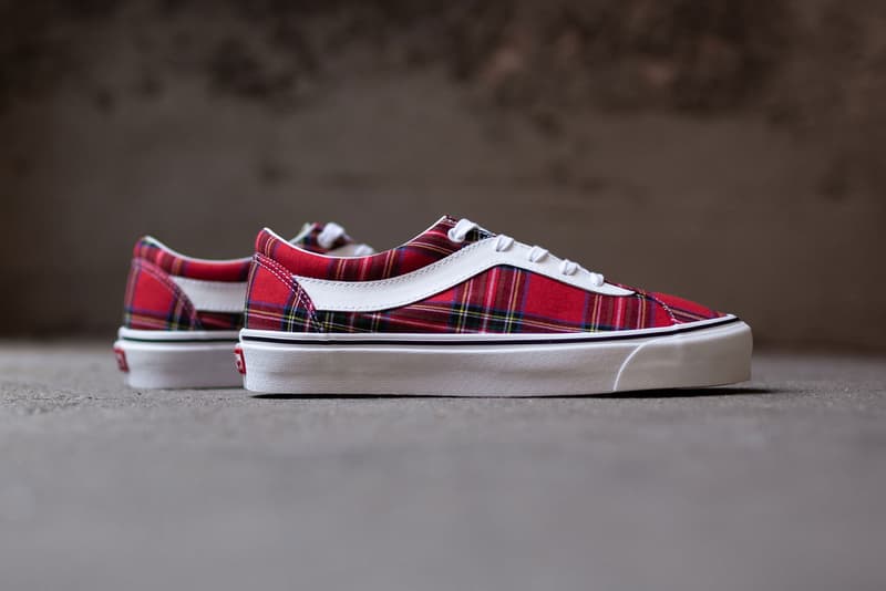 Vans Bold Ni Tartan Pack Red Green Sneakers 