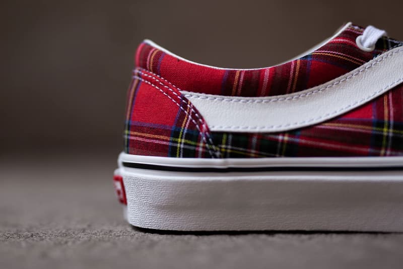 Vans Bold Ni Tartan Pack Red Green Sneakers 