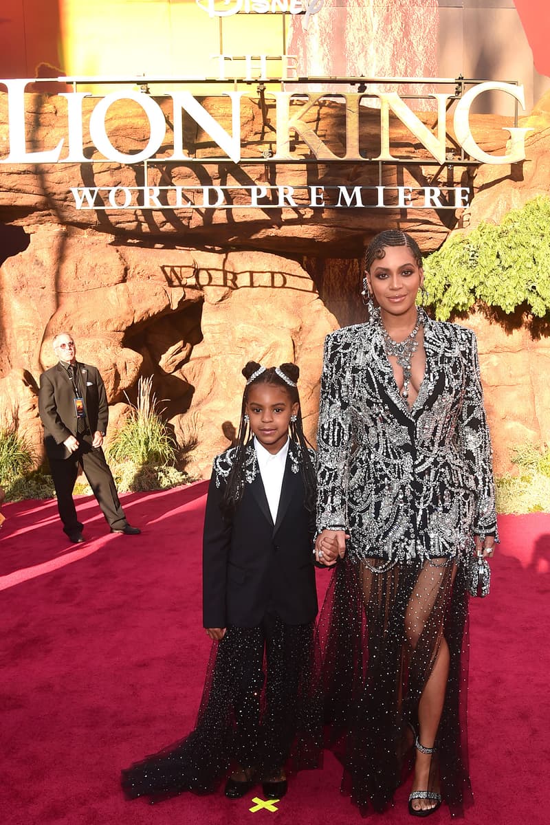 The Lion King Premiere Beyonce Blue Ivy Red Carpet Film