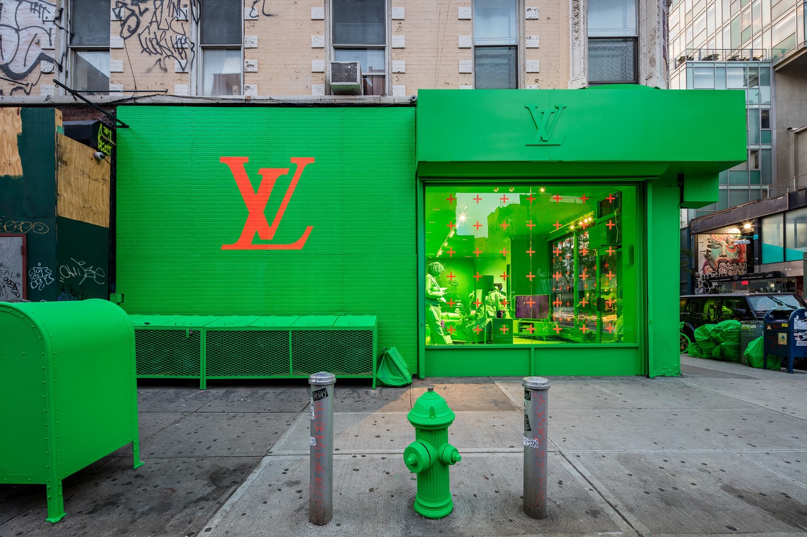 Louis Vuitton Men's Fall Winter 2019 New York City Residency Pop Up Green