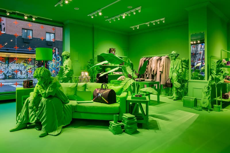 Louis Vuitton Men's Fall Winter 2019 New York City Residency Pop Up Green