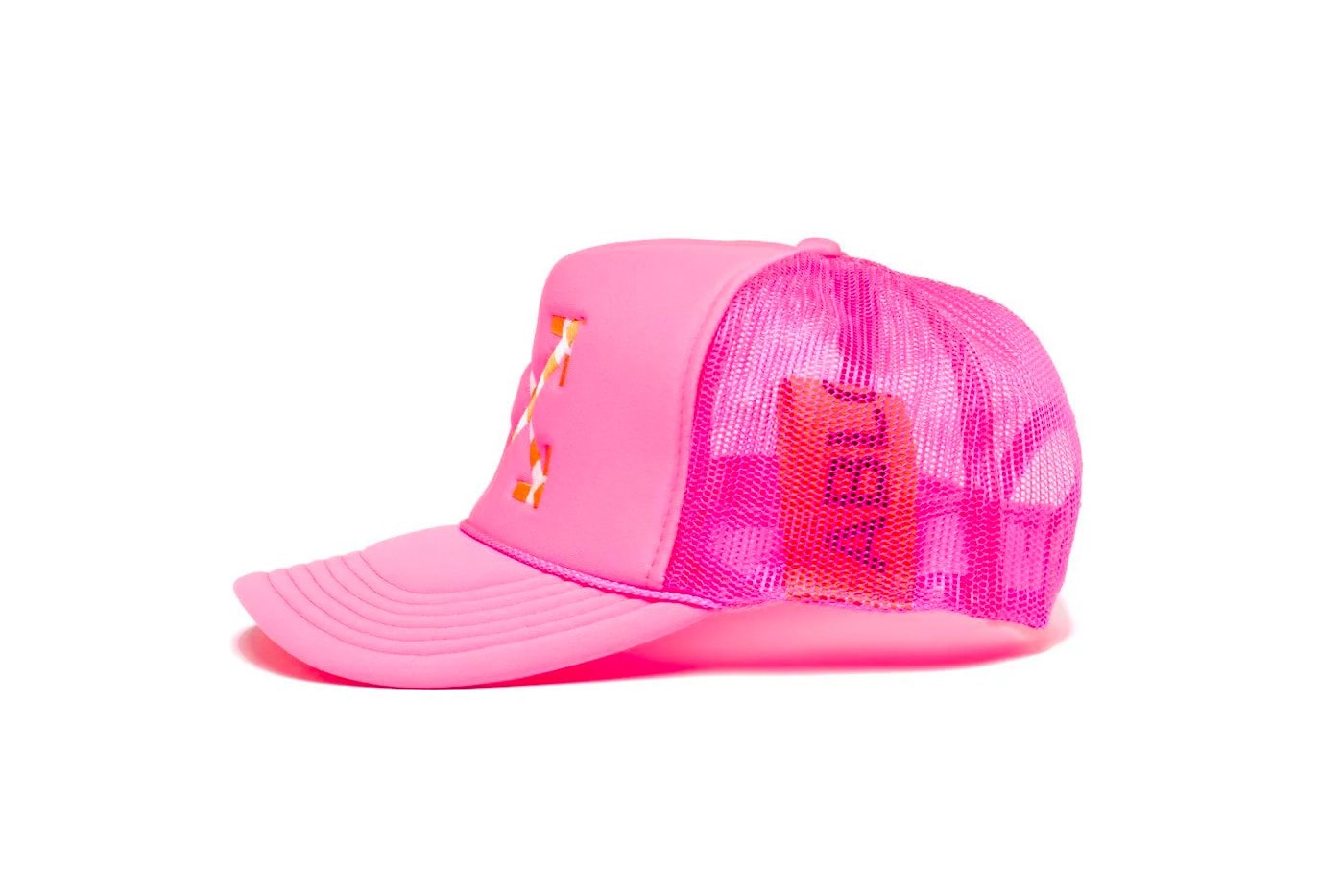 Virgil Abloh x MCA Chicago Figures of Speech Neon Collection Hat Pink